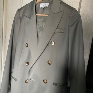 Reiss sage green blazer